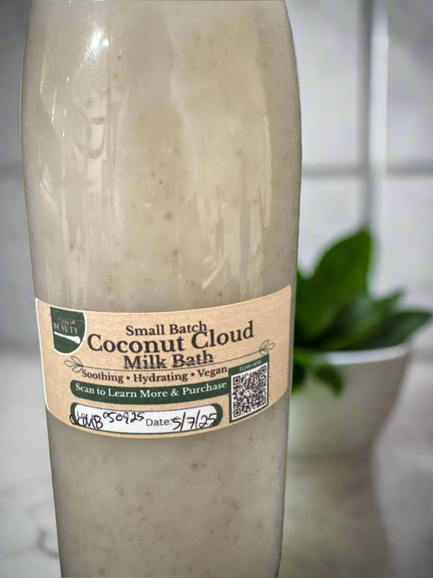 Coconut Cloud Milk Bath – Soothing Coconut & Aloe Soak