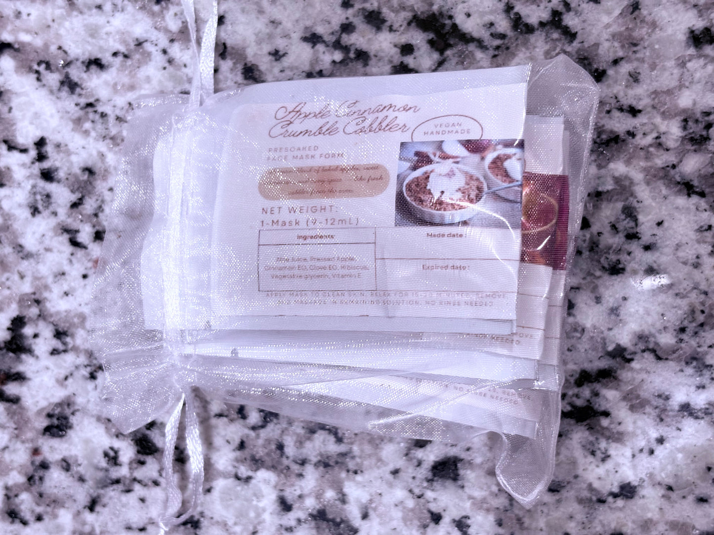 Dessert-Inspired Face Mask Collection – Handmade • Vegan Skincare