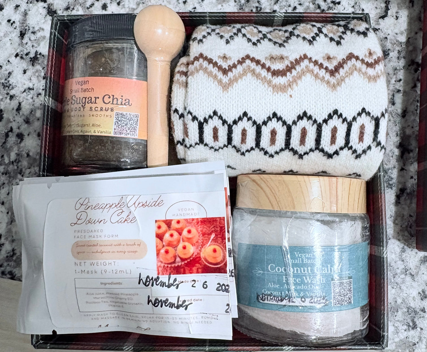 Vegan Small Batch Handmade π Christmas Self-Care Gift Set βοΈ