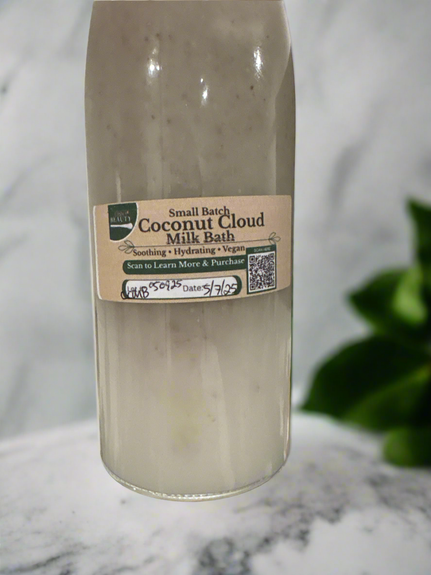 Coconut Cloud Milk Bath – Soothing Coconut & Aloe Soak