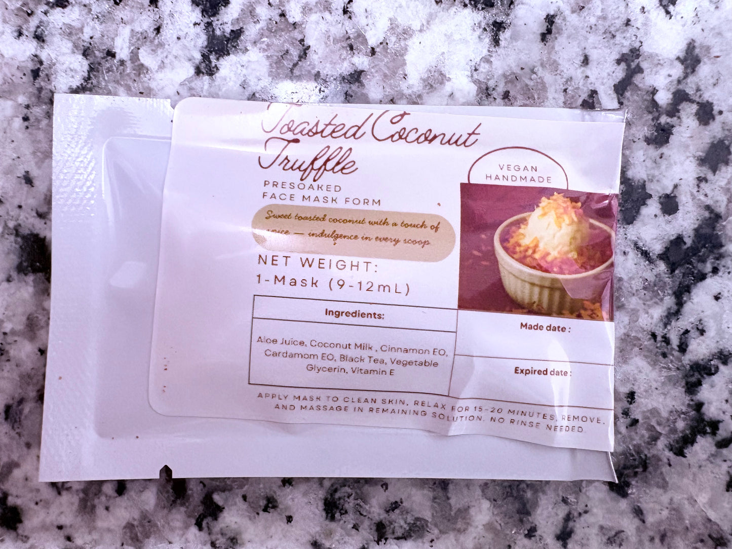 Dessert-Inspired Face Mask Collection – Handmade • Vegan Skincare