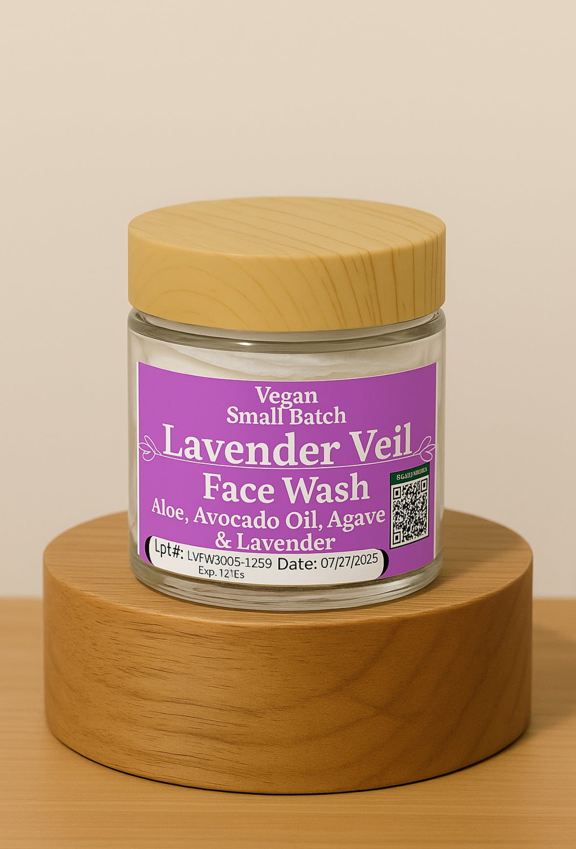 Lavender Veil – Aloe Face Wash