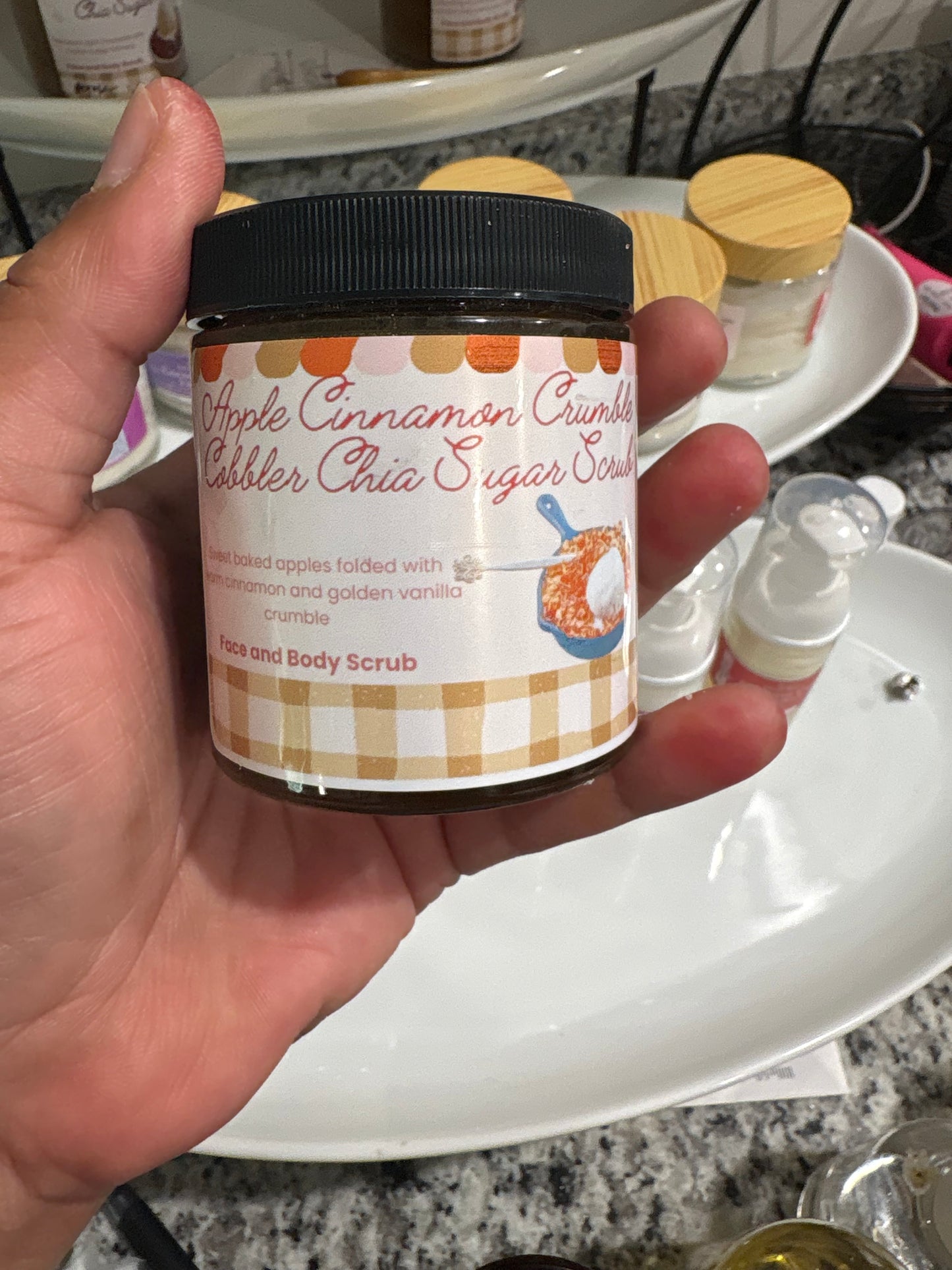 Triple Sugar Glow Scrub –Face & Body Exfoliating Skin-Softening Scrub