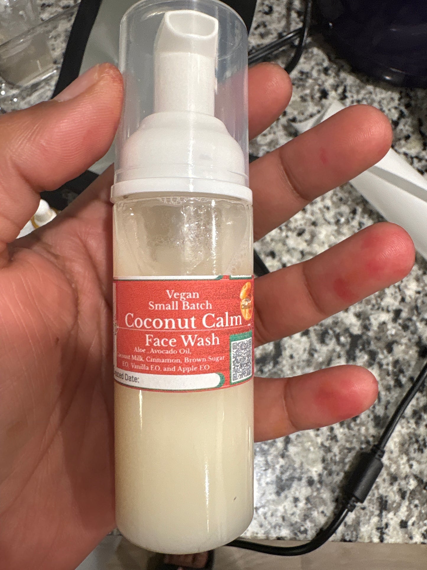 Coconut Calm Face Wash – Hydrating Aloe + Coconut Cleanser