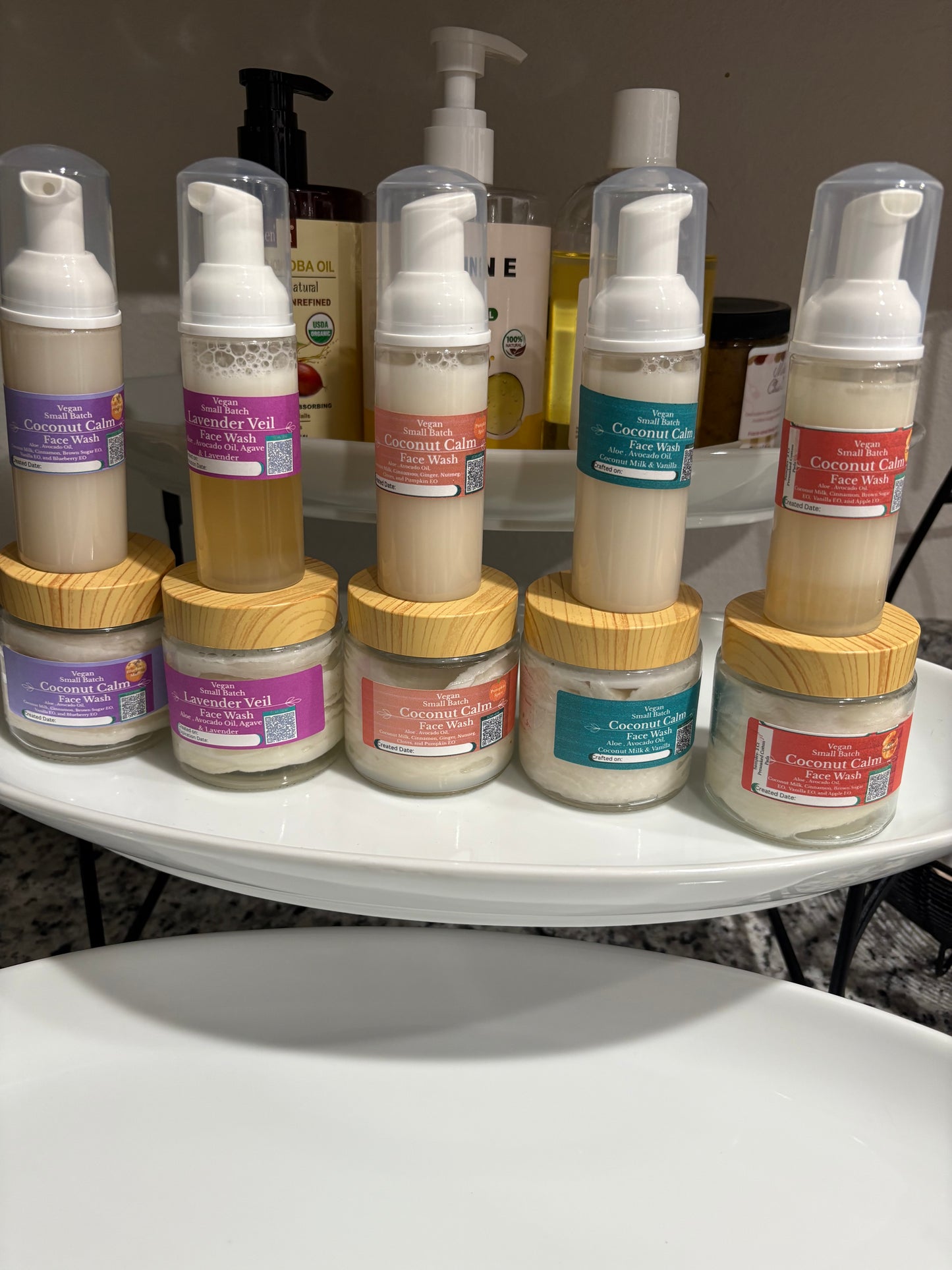 Coconut Calm Face Wash – Hydrating Aloe + Coconut Cleanser