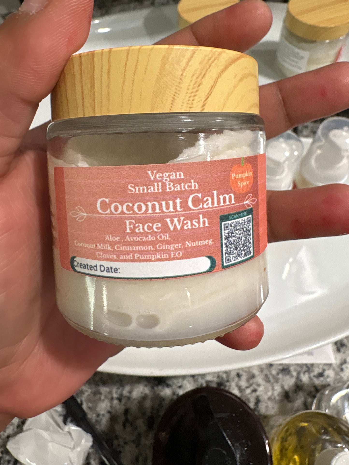 Coconut Calm Face Wash – Hydrating Aloe + Coconut Cleanser