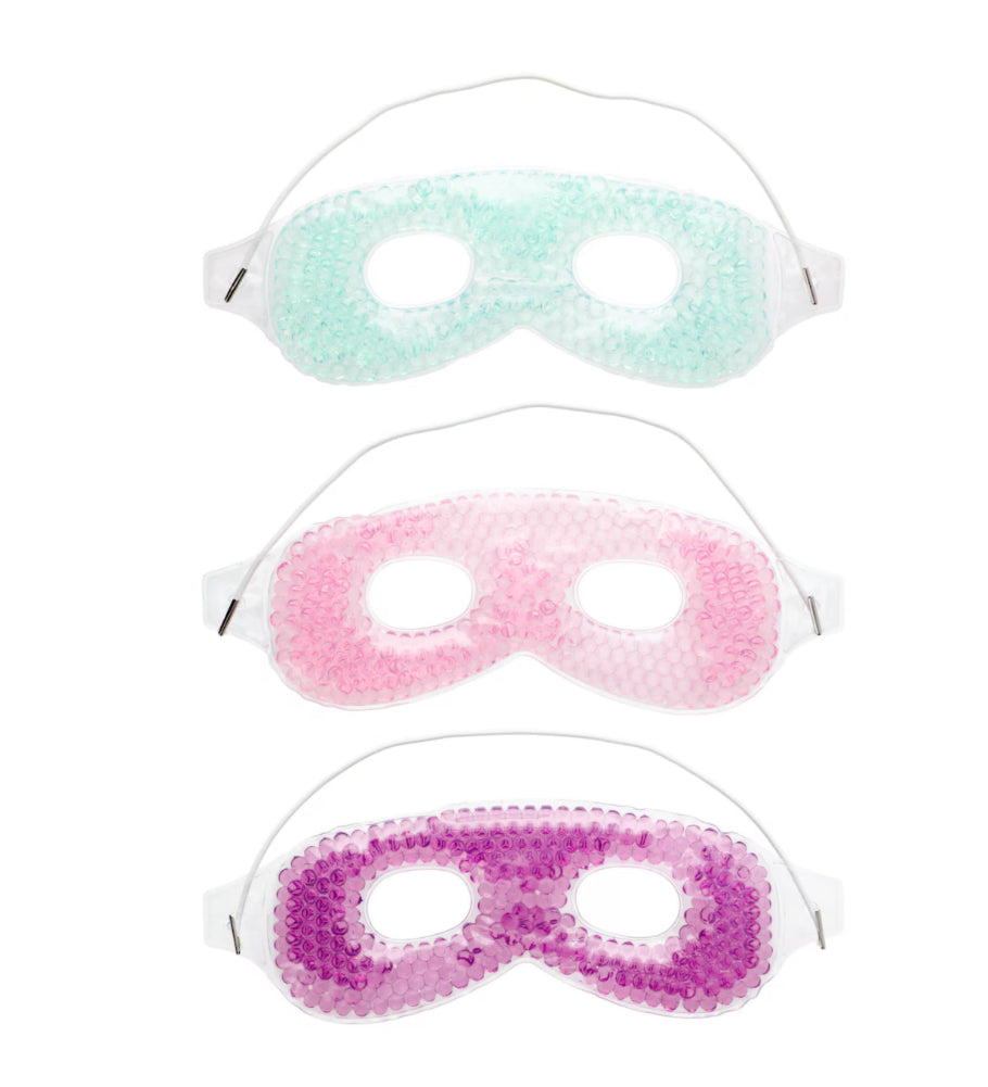 Hot & Cold Gel Bead Eye Mask – Pink Spa Therapy