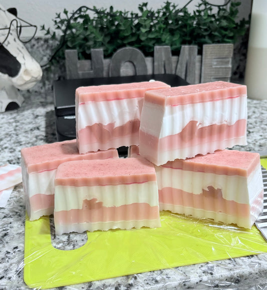 Vegan Strawberry Shortcake Sudsy Soap Bar
