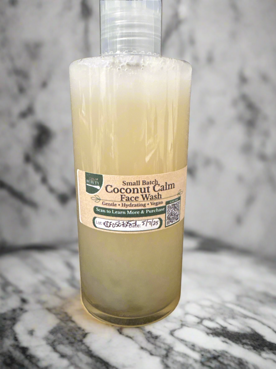 Coconut Calm Face Wash – Hydrating Aloe + Coconut Cleanser