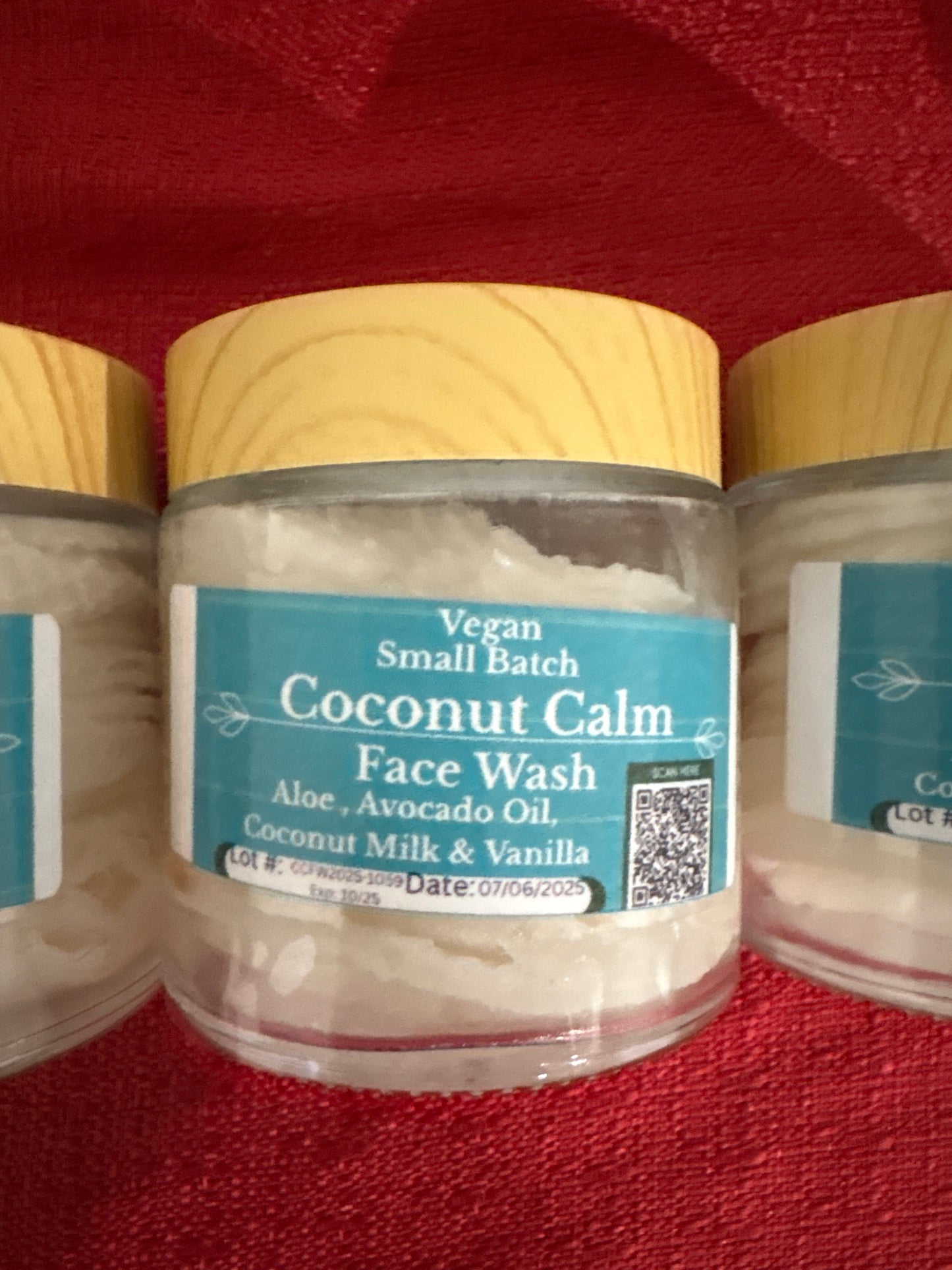 Coconut Calm Face Wash – Hydrating Aloe + Coconut Cleanser