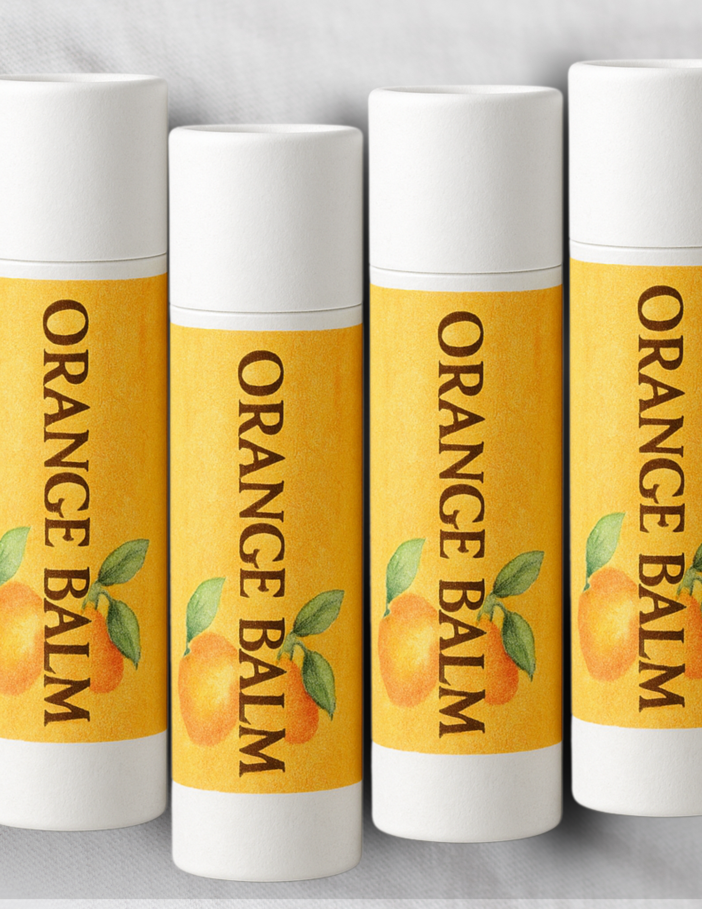 Orange Lip Balm – Vegan Moisturizing Balm