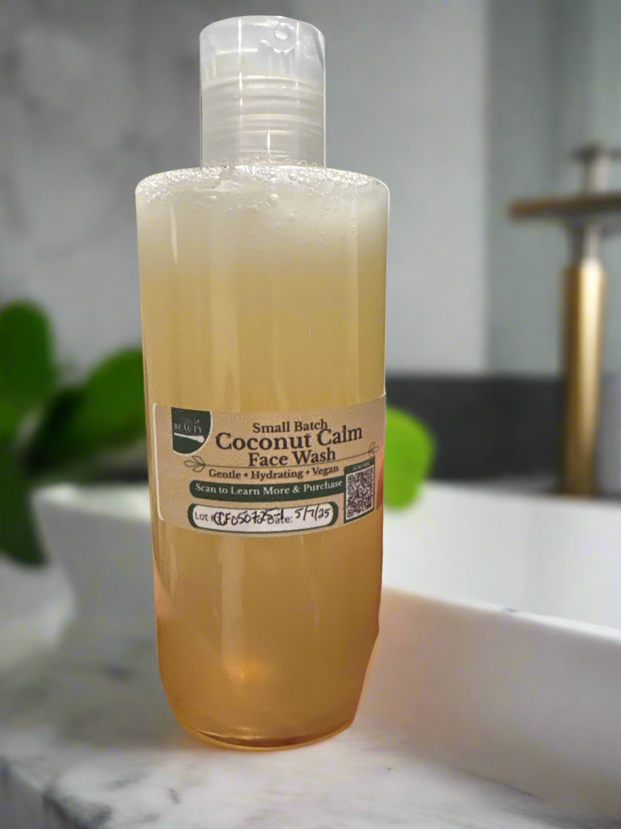 Coconut Calm Face Wash – Hydrating Aloe + Coconut Cleanser
