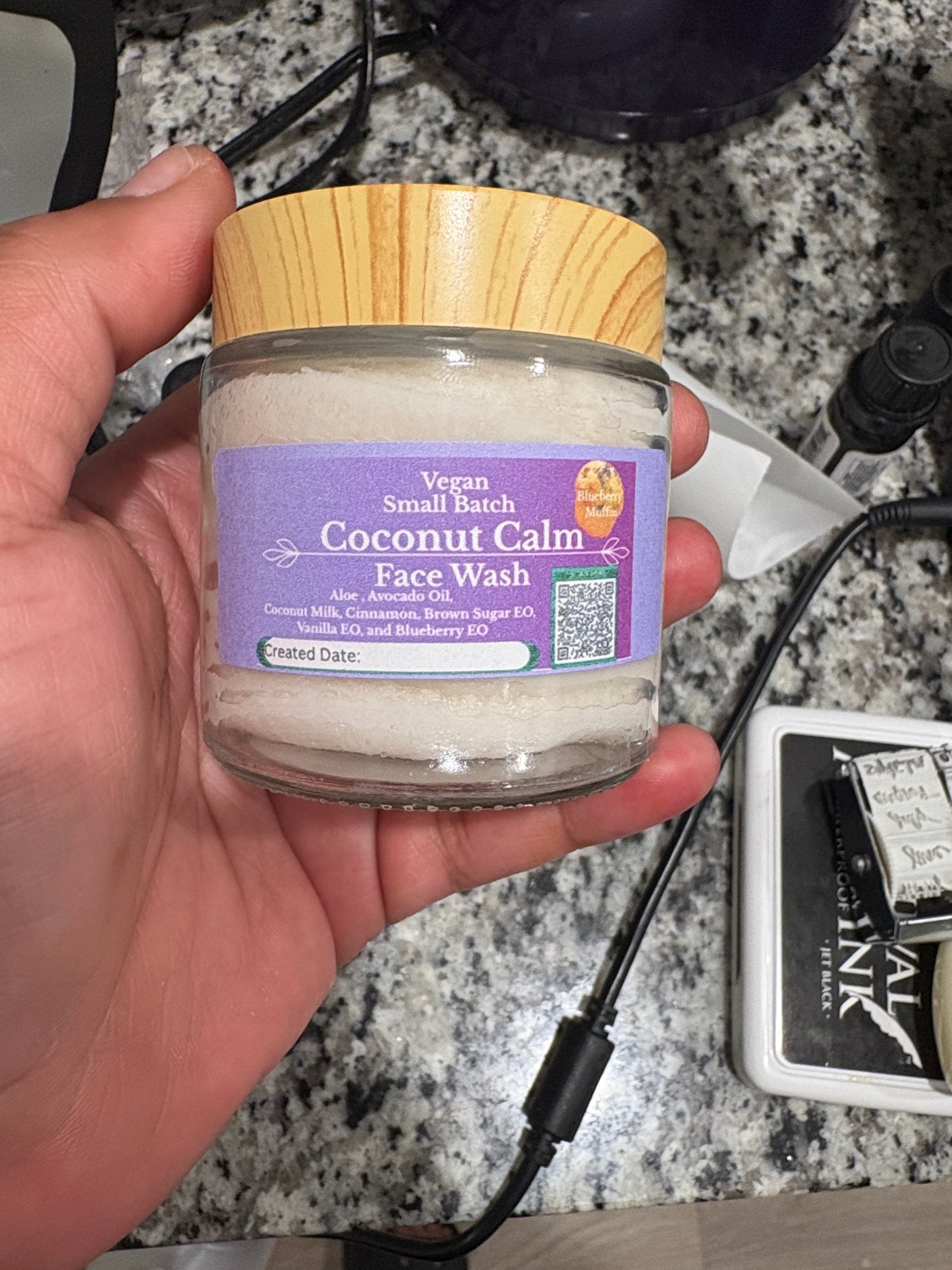 Coconut Calm Face Wash – Hydrating Aloe + Coconut Cleanser