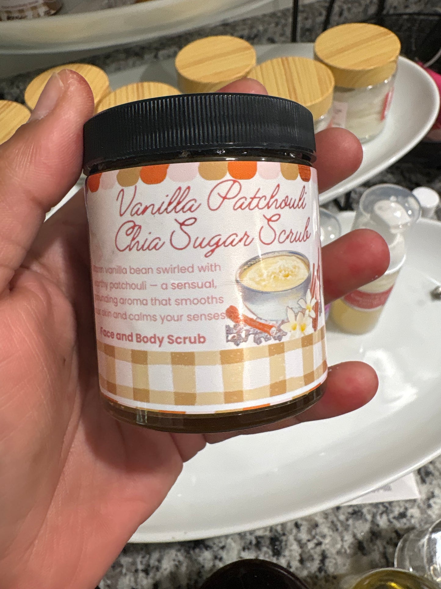 Triple Sugar Glow Scrub –Face & Body Exfoliating Skin-Softening Scrub