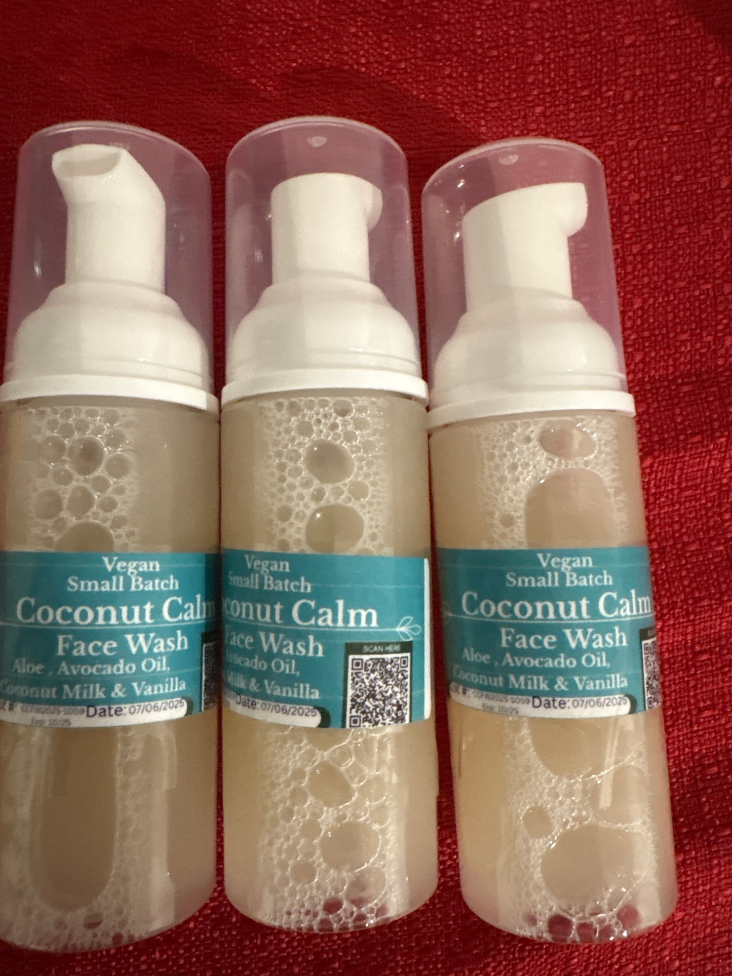 Coconut Calm Face Wash – Hydrating Aloe + Coconut Cleanser
