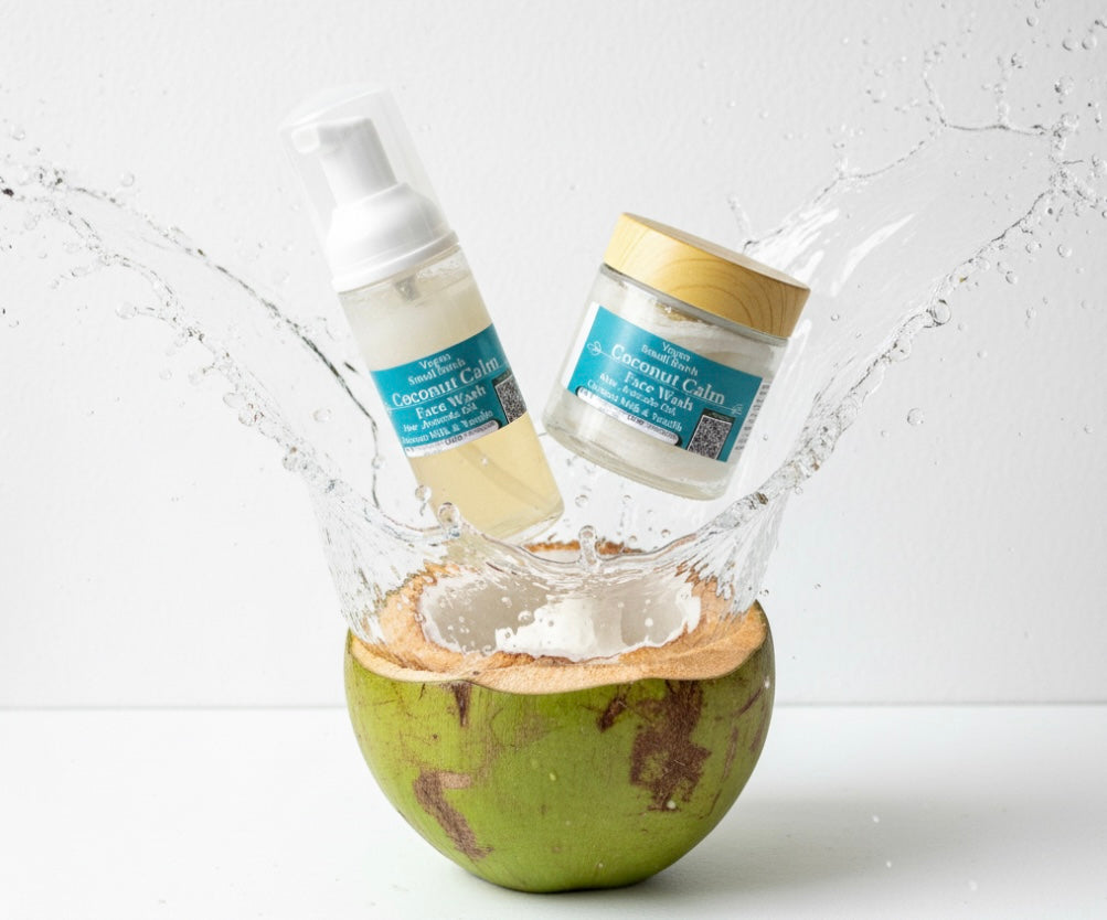 Coconut Calm Face Wash – Hydrating Aloe + Coconut Cleansers Multi Scents