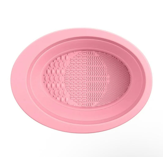 Makeup Brush Cleaning Bowl – Dual Wet & Dry Cleaner