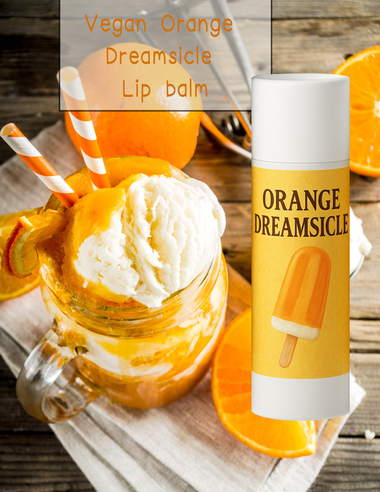 Orange Dreamsicle Lip Balm – Vegan Moisturizing Balm