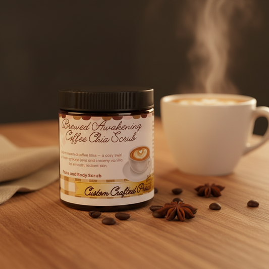 Brewed Awakening Coffee Chia Scrub