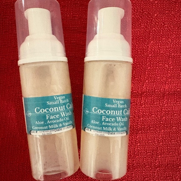 Coconut Calm Face Wash – Hydrating Aloe + Coconut Cleanser